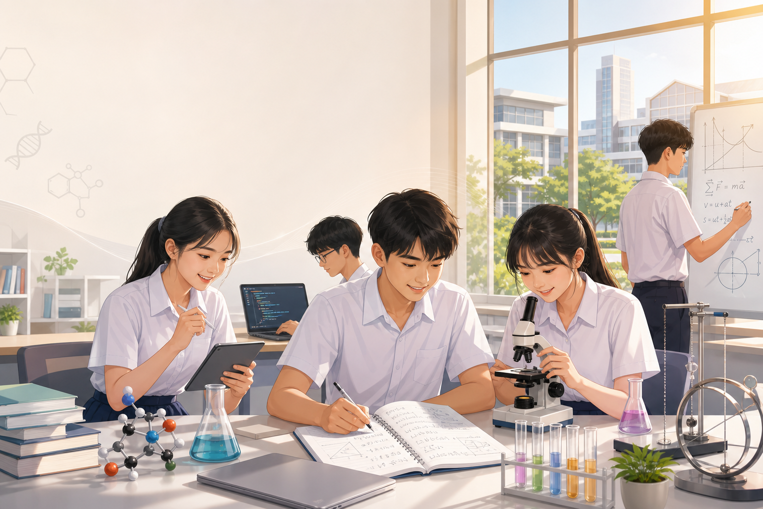 นักเรียนเตรียมสมัครค่าย สอวน มทส ค่าย 1 ปีการศึกษา 2569