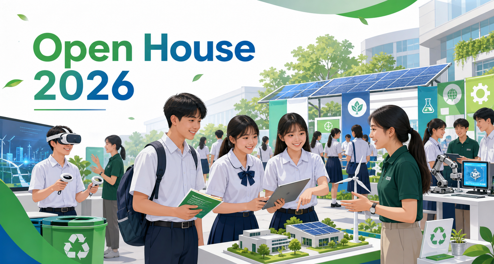 นักเรียนเตรียมสมัคร TCAS70 เข้าร่วม VRU Open House 2026 มหาวิทยาลัยราชภัฏวไลยอลงกรณ์