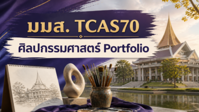 มมส. TCAS70 — ศิลปกรรมศาสตร์ รอบ Portfolio